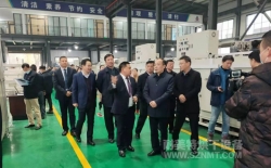 湖南省常德市市委書記、市長等領導蒞臨湖南省耐美特智能烘干工業(yè)設備有限公司視察指導工作